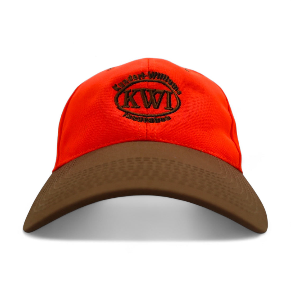 90s Headliner Bicolor Baseball Cap FREE Belt Orange Khaki KWI Embroidery