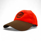 90s Headliner Bicolor Baseball Cap FREE Belt Orange Khaki KWI Embroidery