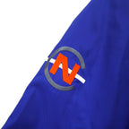 NAUTICA COMPETITION 2000s Sailing Jacket, Size L, Blue, Nylon, Sleeve Logo Embroidery, Retractable Hood