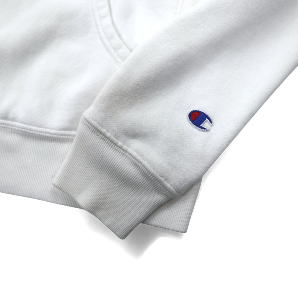 Champion Reverse Weave Pullover Hoodie S White Blue Single Tag Reprint