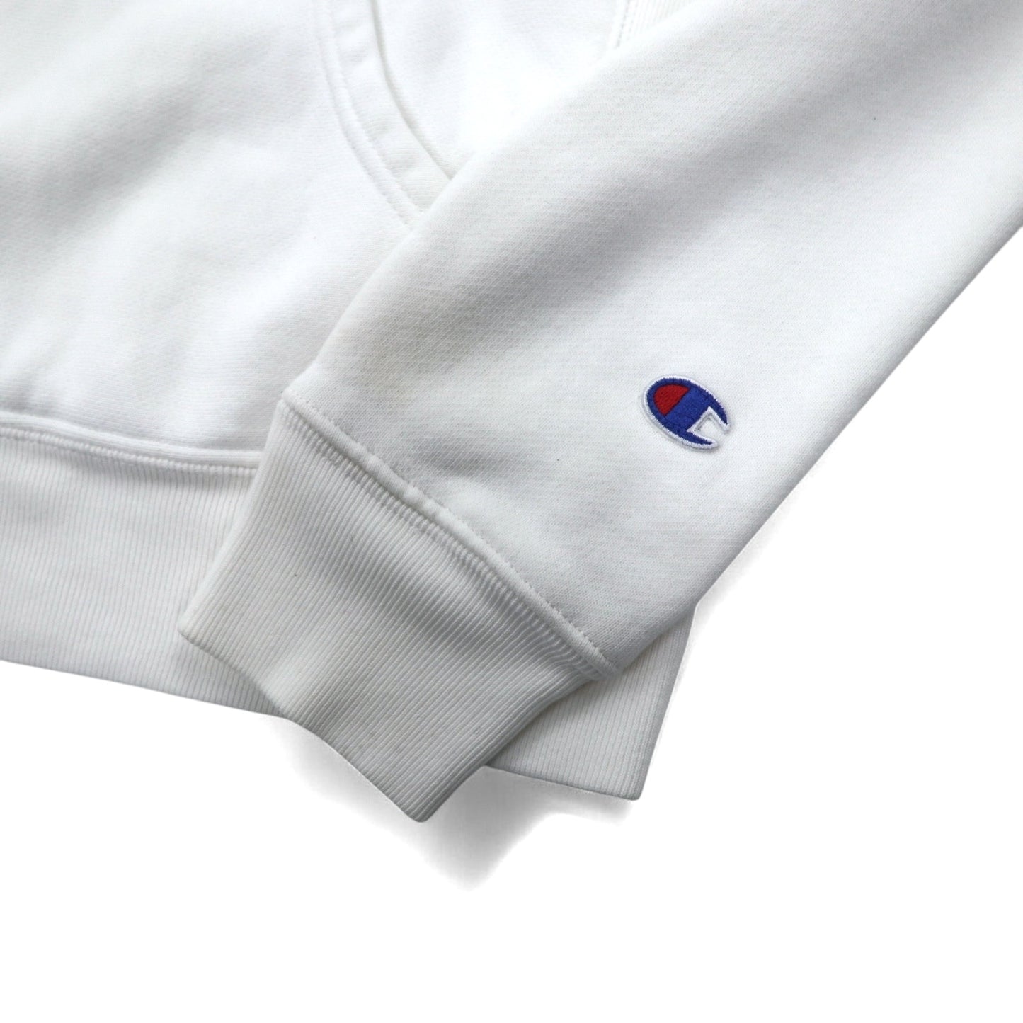 Champion リバースウィーブ REVERSE WEAVE プルオーバー パーカー S ホワイト 青単タグ 復刻