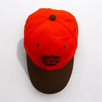 90s Headliner Bicolor Baseball Cap FREE Belt Orange Khaki KWI Embroidery
