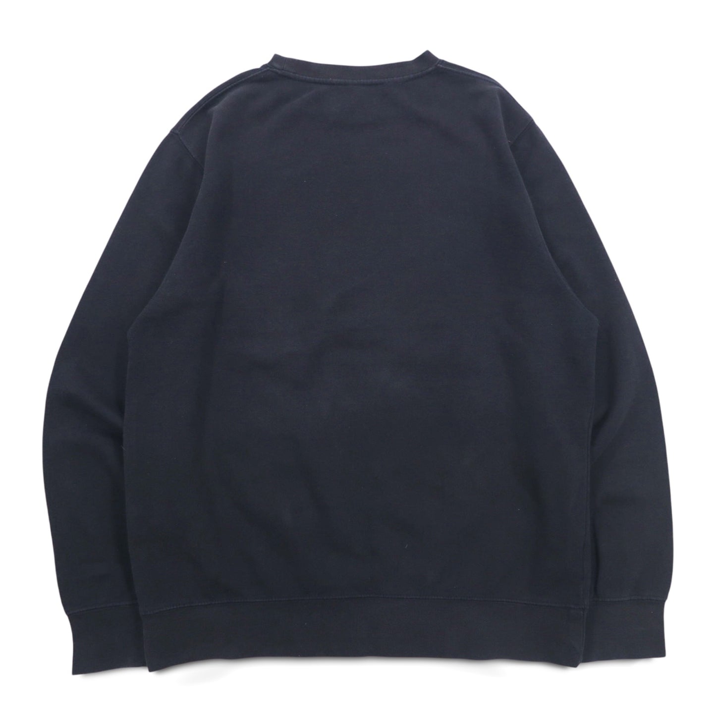 STUSSY USA Made World Tour Crew Neck Sweatshirt L Black Camo WT Camo Block Sweat