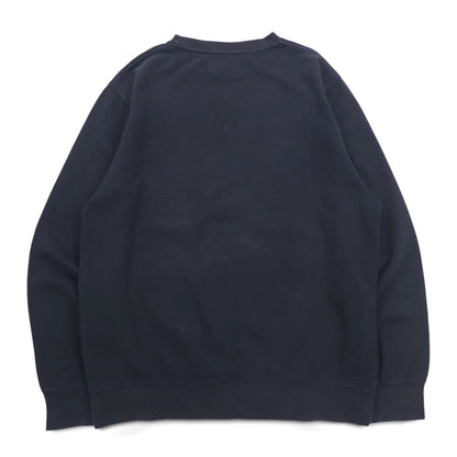 STUSSY USA Made World Tour Crew Neck Sweatshirt L Black Camo WT Camo Block Sweat