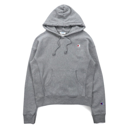 Champion リバースウィーブ REVERSE WEAVE プルオーバー パーカー L グレー 青単タグ 復刻 ホンジュラス製