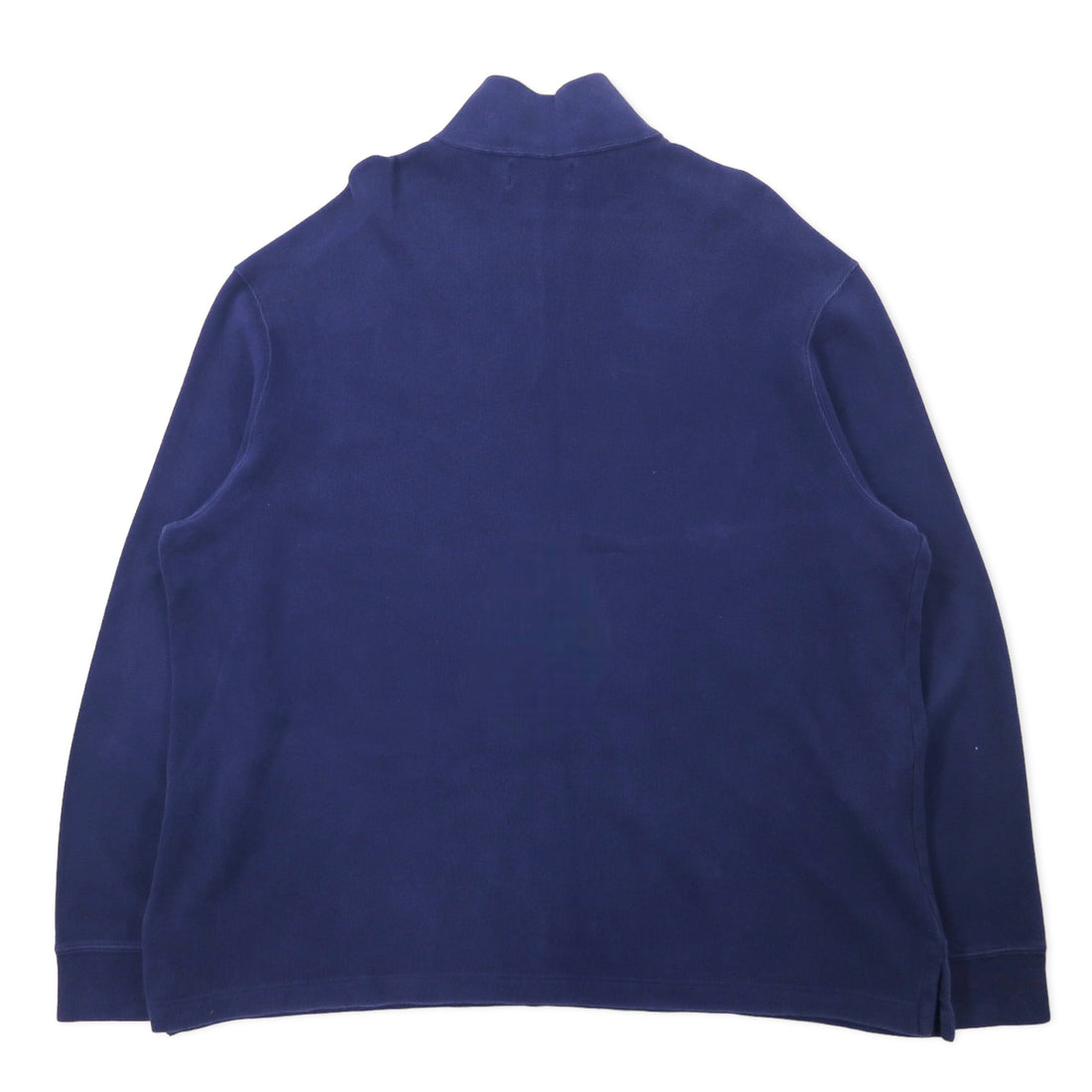 Polo by Ralph Lauren Half Zip Sweatshirt XXL Navy Cotton Small Pony Embroidery Big Size