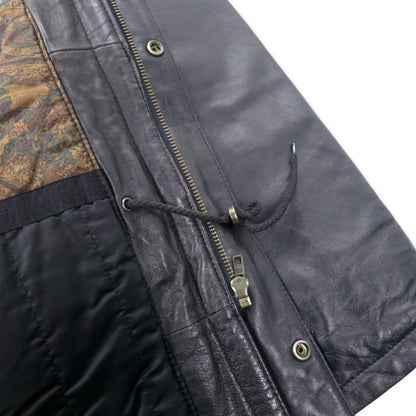 Sub Urban ラムレザー カーコート L ブラック 羊革 キルティングライナー