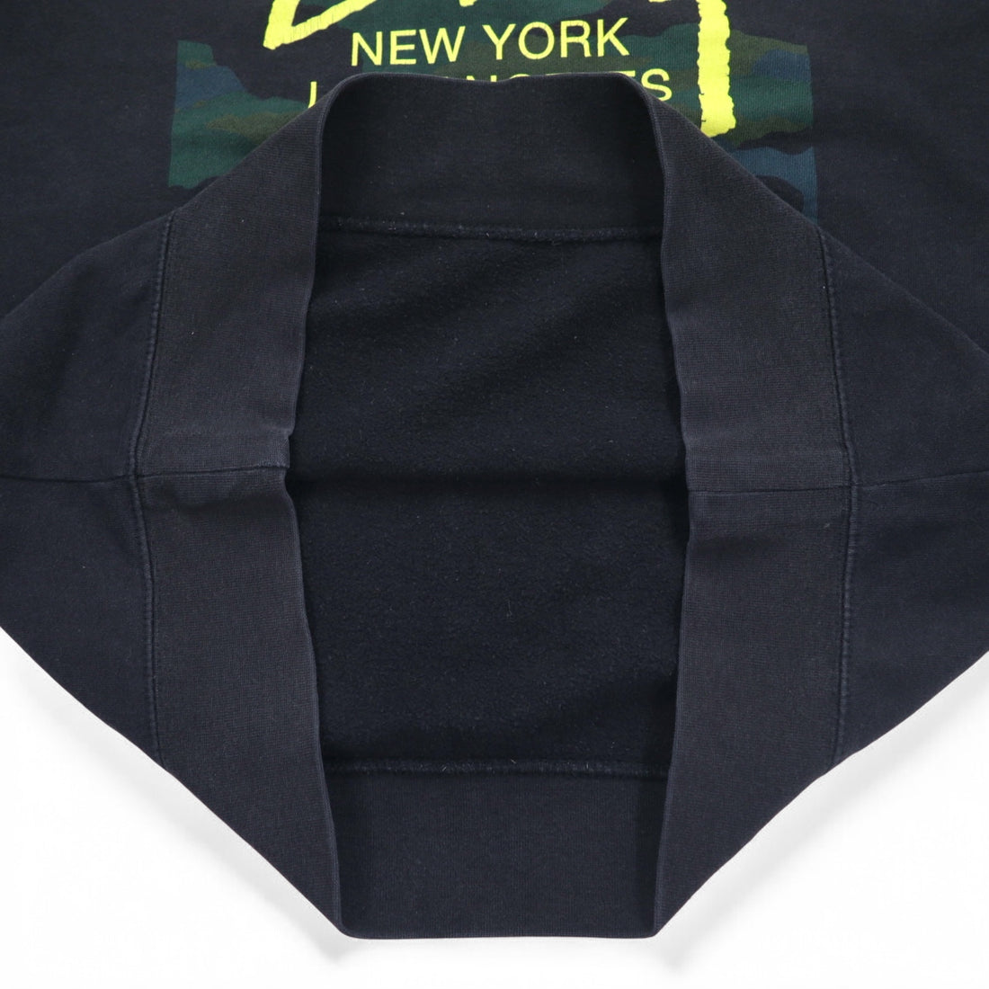 STUSSY USA Made World Tour Crew Neck Sweatshirt L Black Camo WT Camo Block Sweat