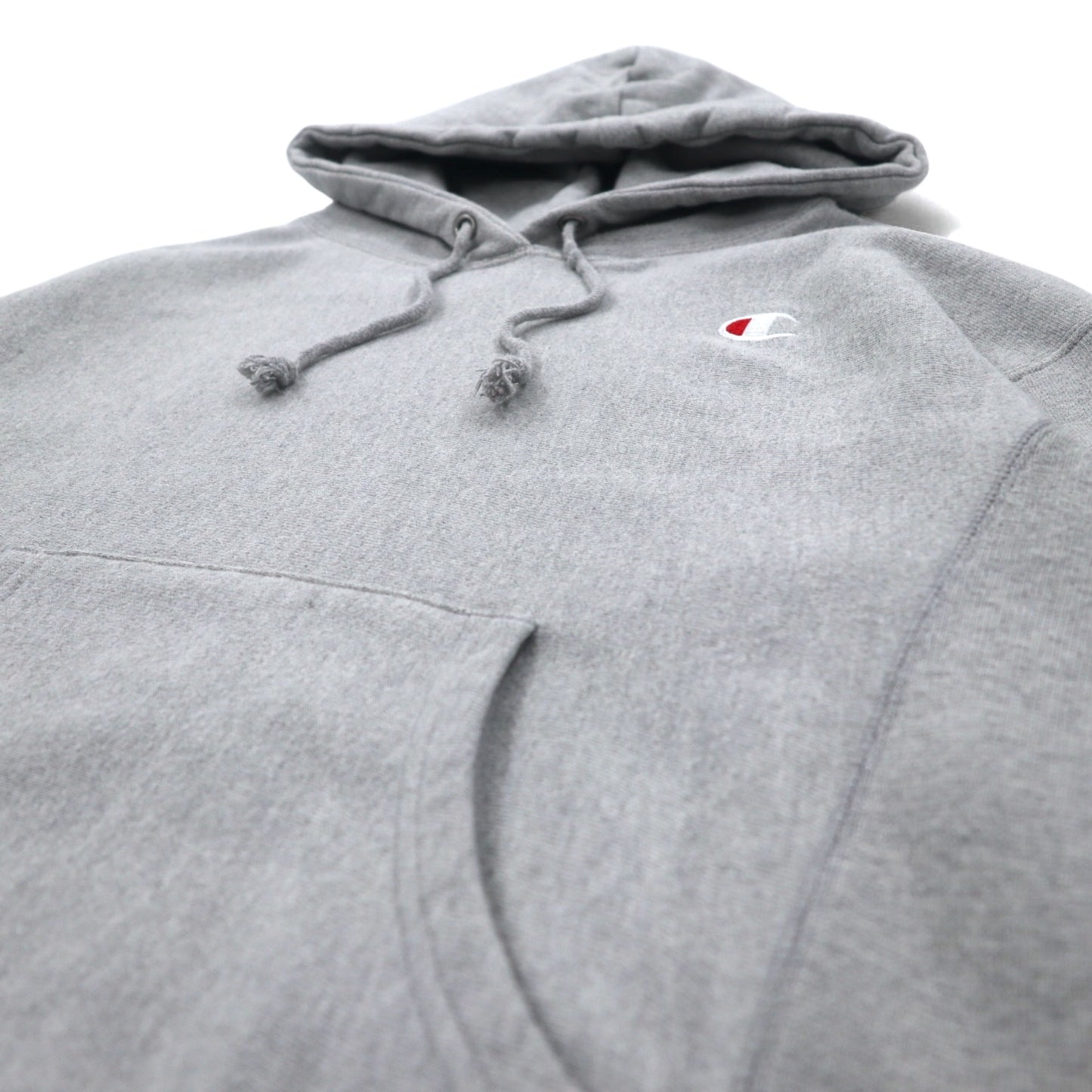 Champion リバースウィーブ REVERSE WEAVE プルオーバー パーカー L グレー 青単タグ 復刻 ホンジュラス製