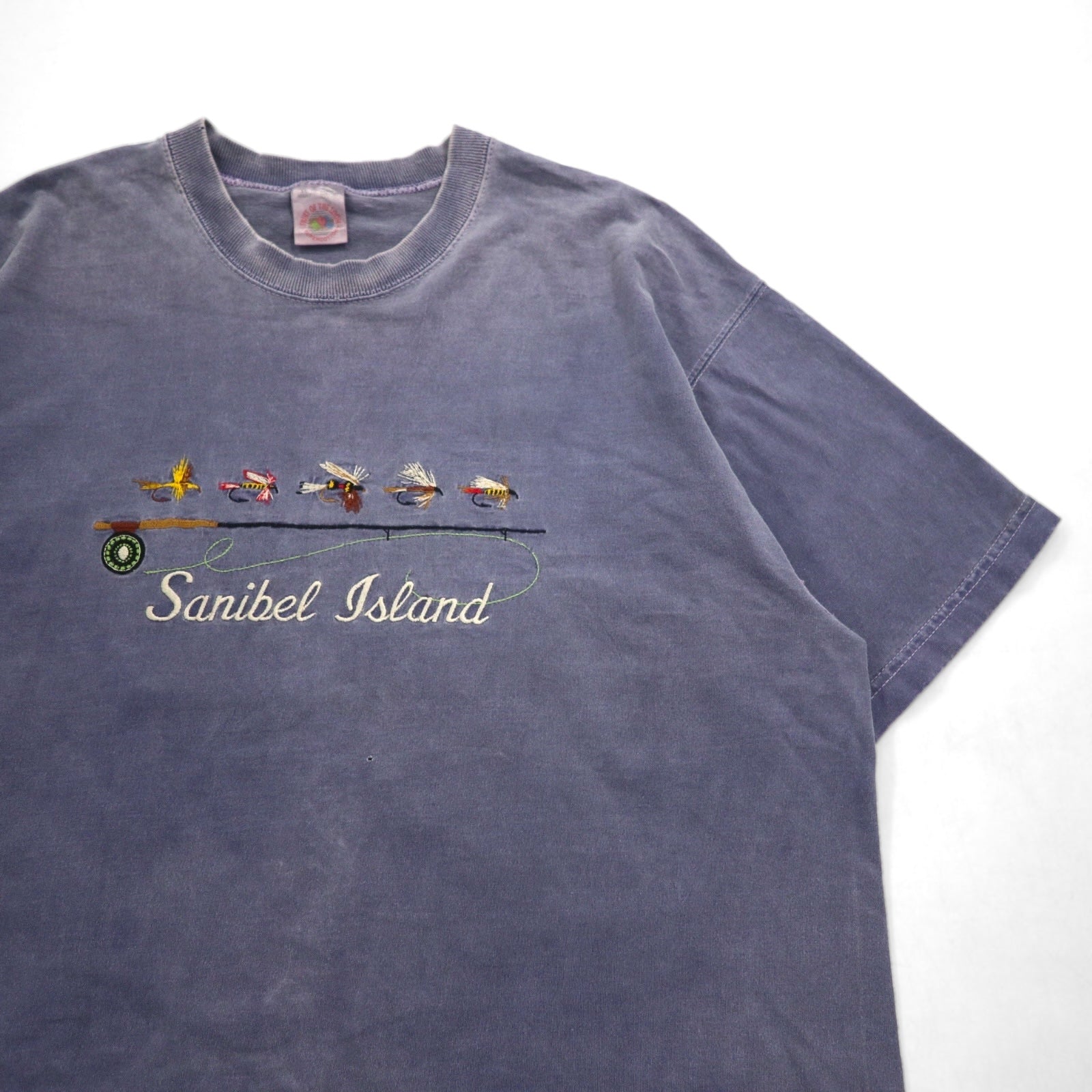 FRUIT OF THE LOOM 90年代 USA製 Tシャツ XL ブルー