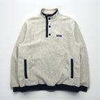 Patagonia シアーリング ハーフボタン プルオーバー フリースジャケット L ホワイト 26140