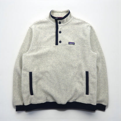 Patagonia シアーリング ハーフボタン プルオーバー フリースジャケット L ホワイト 26140
