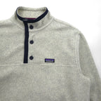 Patagonia シアーリング ハーフボタン プルオーバー フリースジャケット L ホワイト 26140