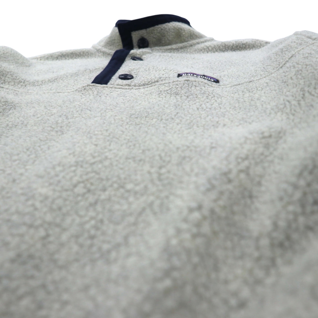 Patagonia シアーリング ハーフボタン プルオーバー フリースジャケット L ホワイト 26140