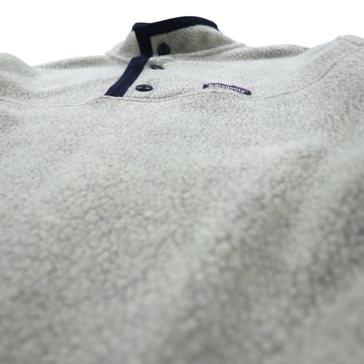 Patagonia シアーリング ハーフボタン プルオーバー フリースジャケット L ホワイト 26140