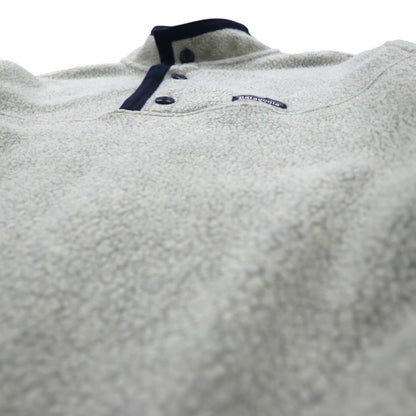 Patagonia シアーリング ハーフボタン プルオーバー フリースジャケット L ホワイト 26140