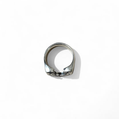 Rogues Horseshoe Ring, Size 21, 925 Silver, Star Design