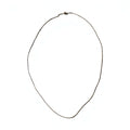 CELINE Vintage Ultra-Thin Long Chain Necklace, Gold, WCA2211, Made in Italy
