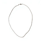 CELINE Vintage Ultra-Thin Long Chain Necklace, Gold, WCA2211, Made in Italy