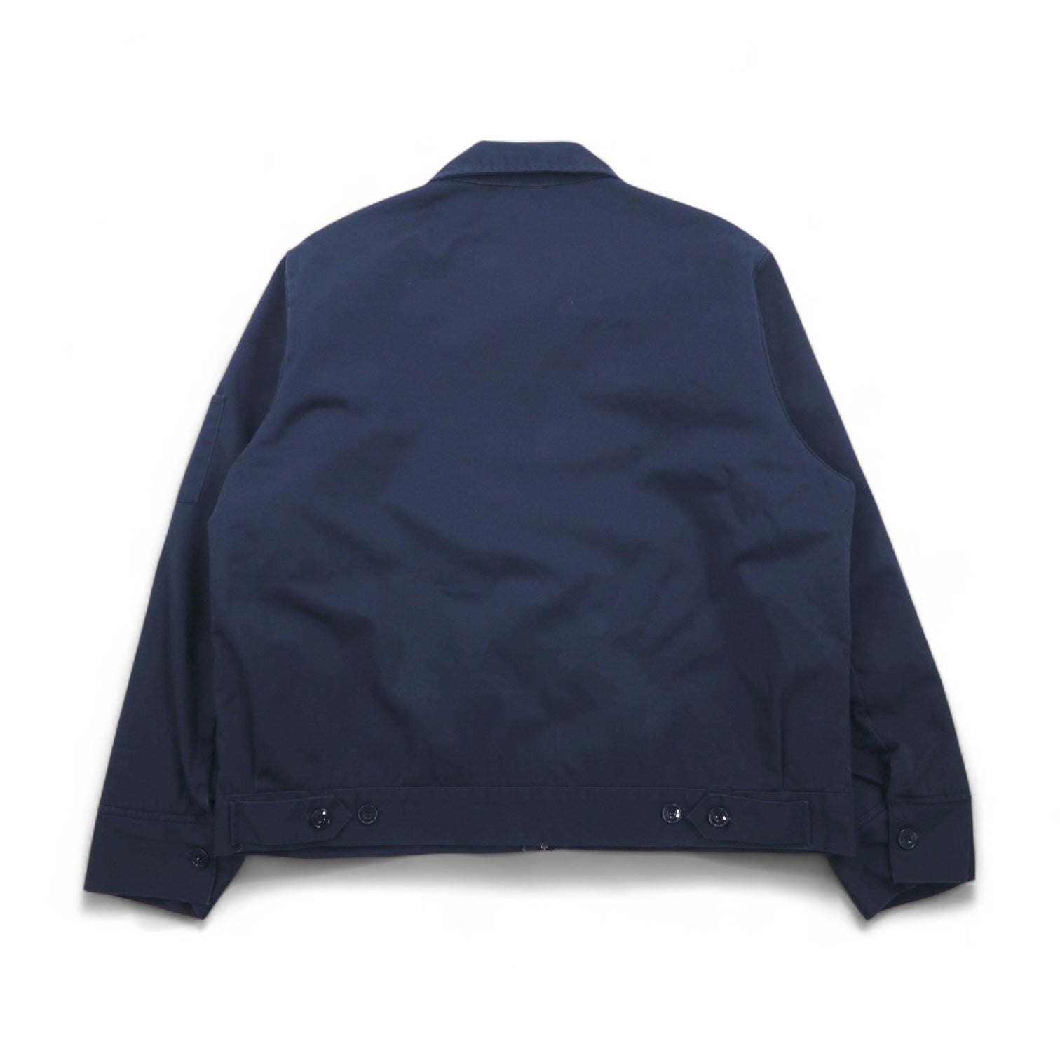 Dickies Zip-Up Work Jacket, XL, Navy, Polyester/Cotton, Quilted Liner