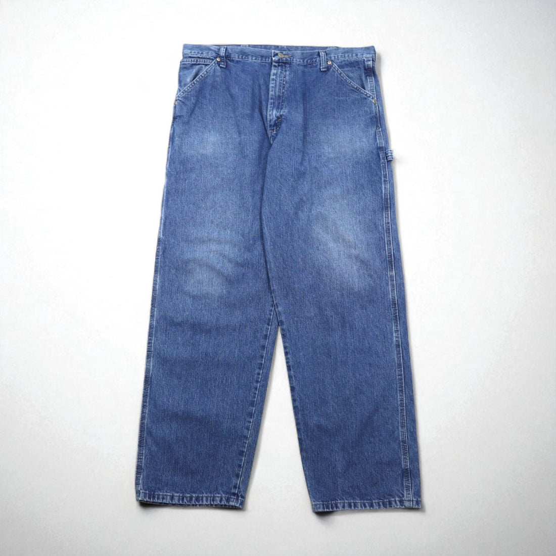 Wrangler Painter Denim Pants, XL, Indigo Blue, Oversized, Carpenter 94LS0VD, Mexico Game