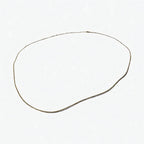 CELINE Vintage Ultra-Thin Long Chain Necklace, Gold, WCA2211, Made in Italy