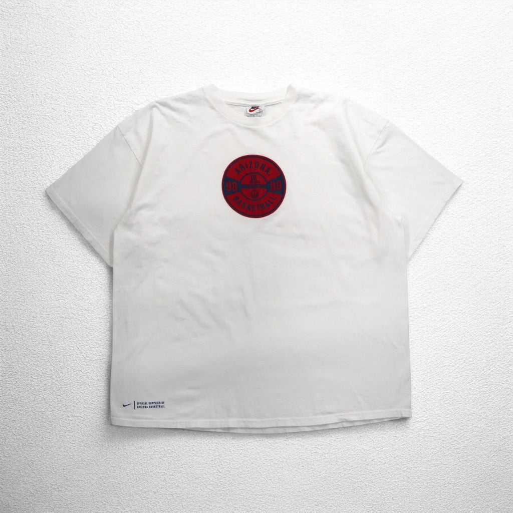 NIKE 90年代 バスケットボール プリント Tシャツ 2XL ホワイト ARIZONA BASKETBALL メキシコ製
