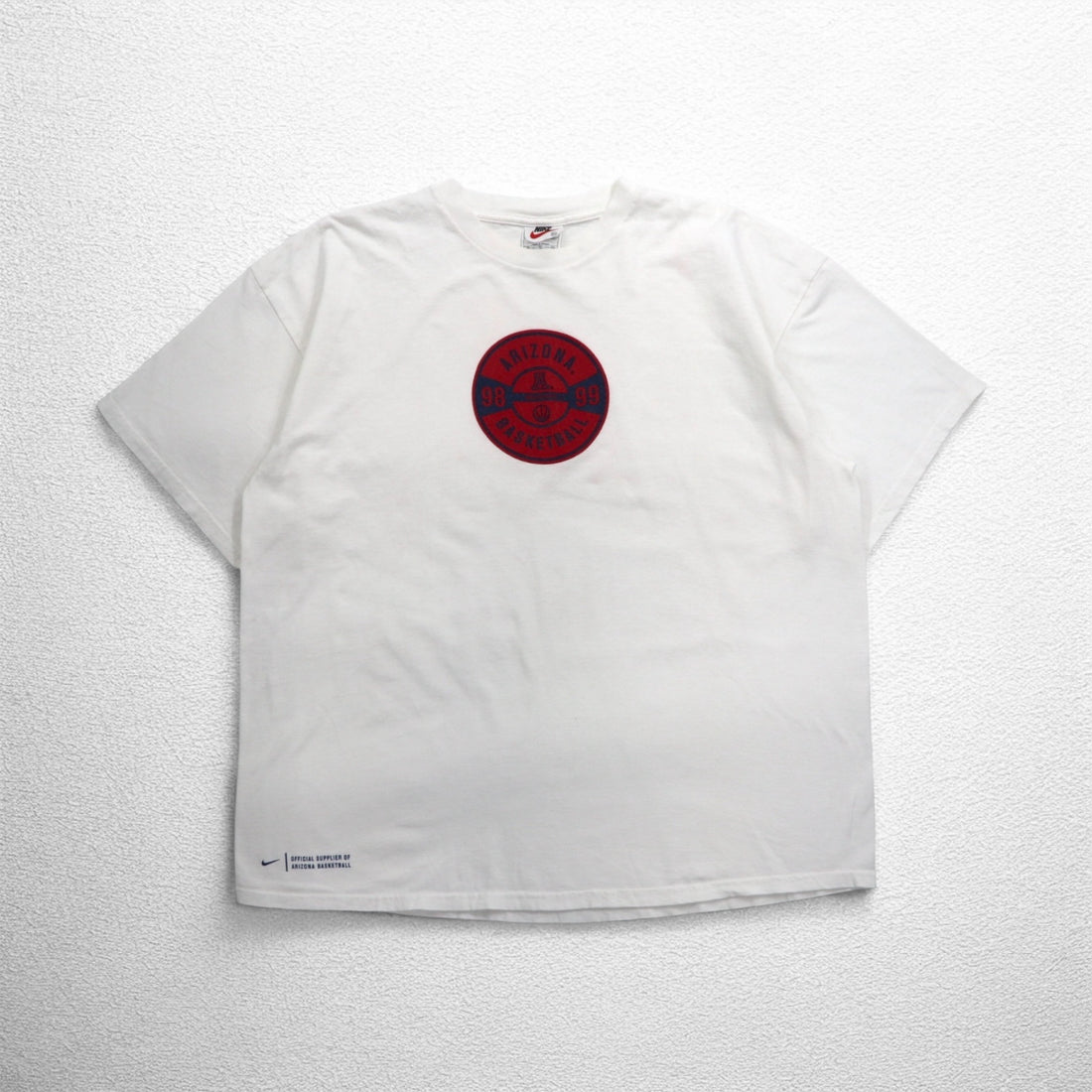 NIKE 90年代 バスケットボール プリント Tシャツ 2XL ホワイト ARIZONA BASKETBALL メキシコ製
