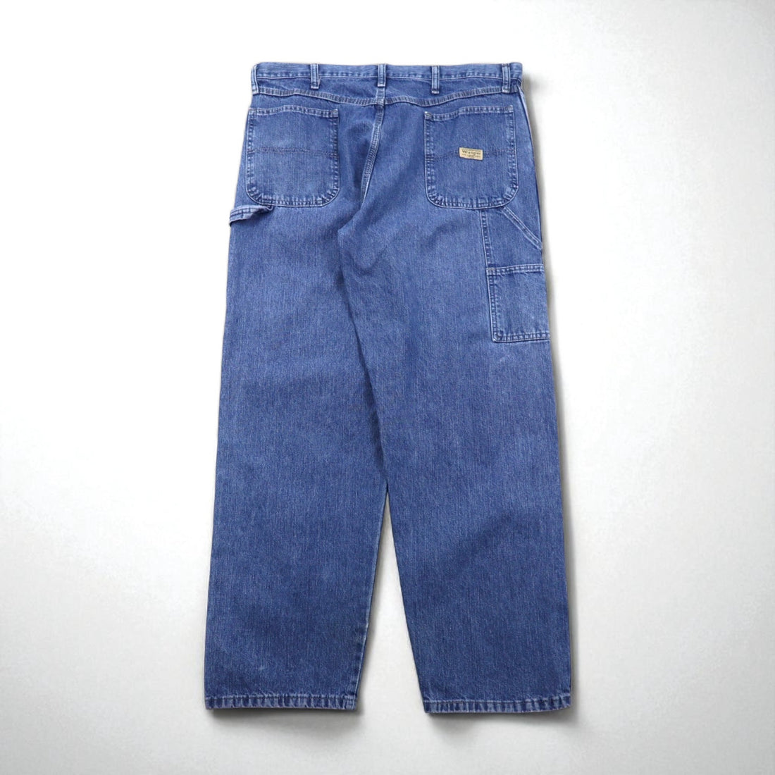 Wrangler Painter Denim Pants, XL, Indigo Blue, Oversized, Carpenter 94LS0VD, Mexico Game