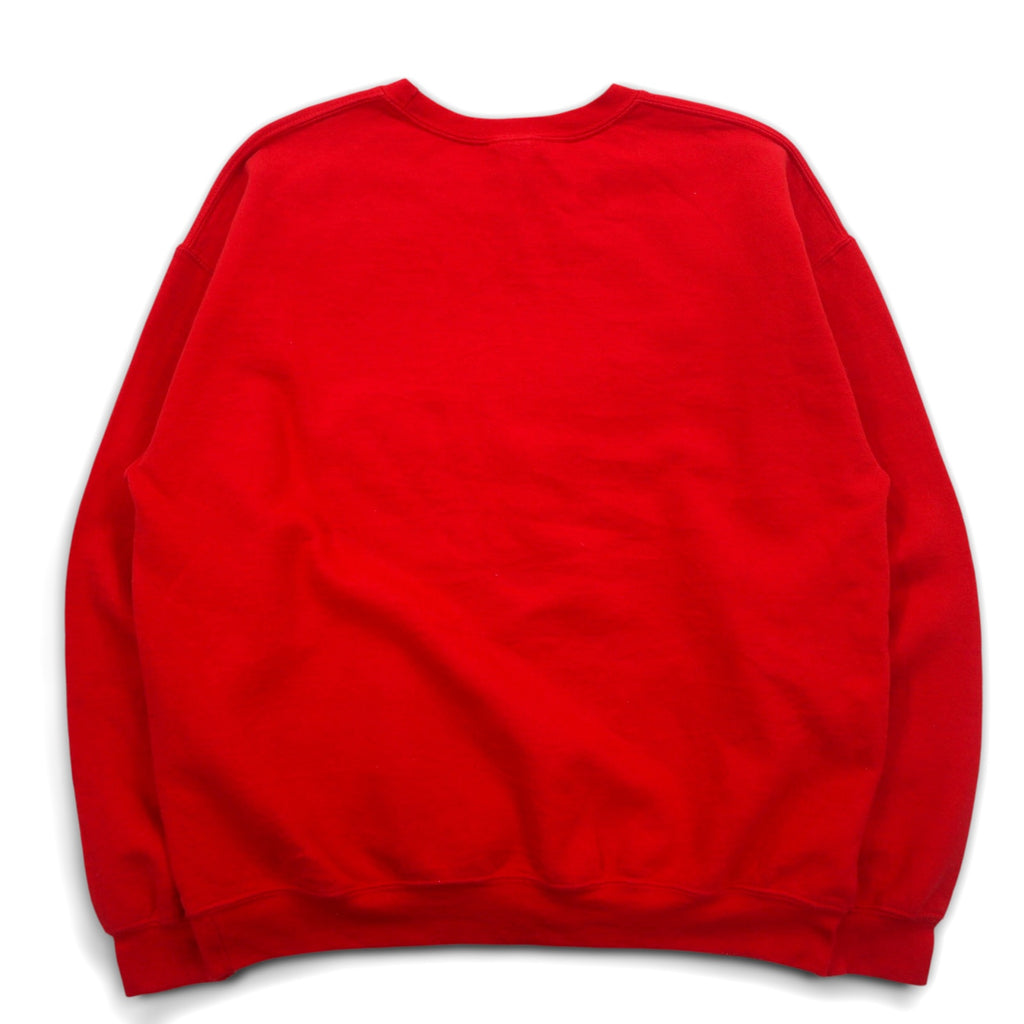 GILDAN スウェット L レッド コットン 裏起毛 BARTLETT SOCCER プリント