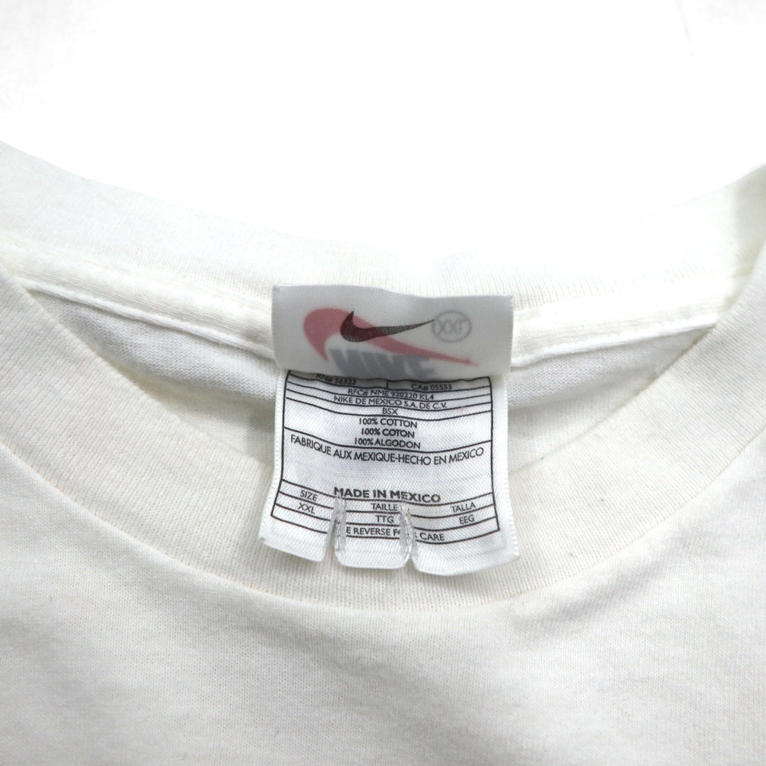 NIKE 90年代 バスケットボール プリント Tシャツ 2XL ホワイト ARIZONA BASKETBALL メキシコ製