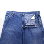 Wrangler Painter Denim Pants, XL, Indigo Blue, Oversized, Carpenter 94LS0VD, Mexico Game