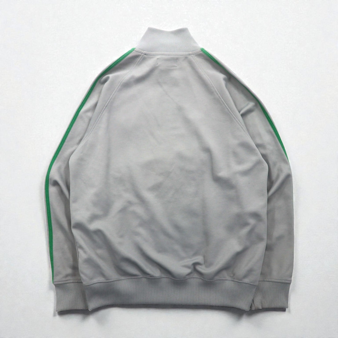 FRED PERRY 80s Stand Collar Track Jacket Jersey S Gray Full Zip High Neck