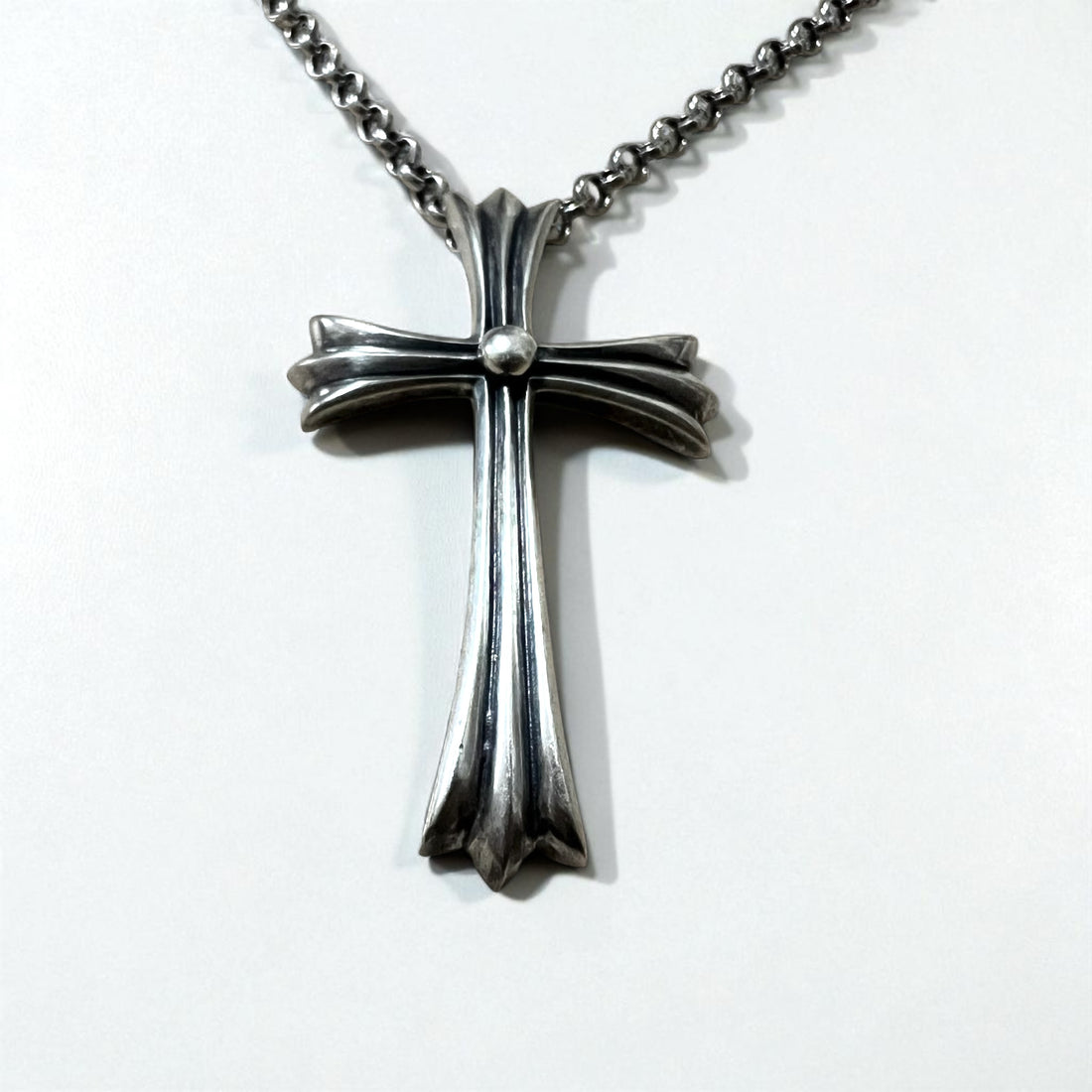 M'S COLLECTION クロス 十字架 ネックレス ペンダント シルバー STERLING