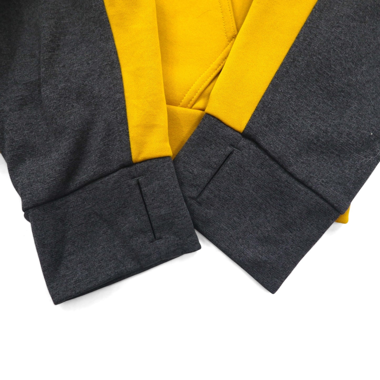 THE NORTH FACE ソフトシェル フルジップパーカー SURGENT BLOCK FULLZIP JACKET ジャージ L イエロー バイカラー サムホール 海外規格 NF0A2V4SUPS