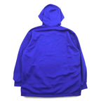 NIKE 90s Silver Tag Half Zip Track Hoodie Jersey M Blue Center Swoosh Double Sided Logo Embroidery Made in Japan Unused