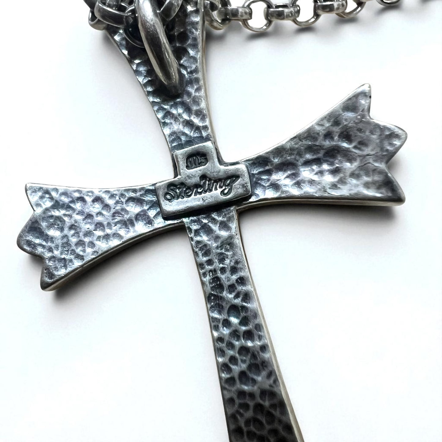 M'S COLLECTION クロス 十字架 ネックレス ペンダント シルバー STERLING