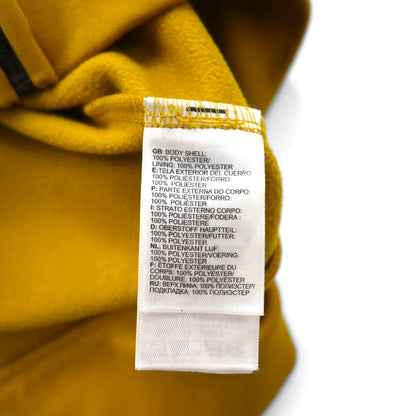 THE NORTH FACE ソフトシェル フルジップパーカー SURGENT BLOCK FULLZIP JACKET ジャージ L イエロー バイカラー サムホール 海外規格 NF0A2V4SUPS