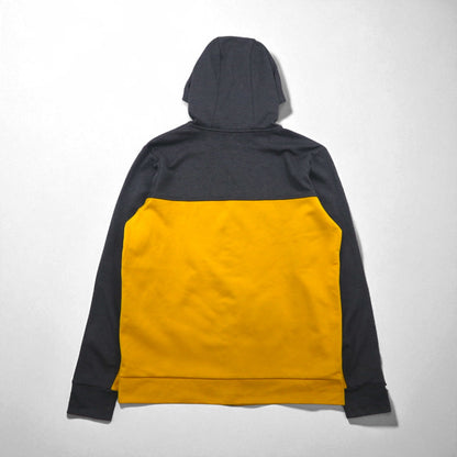 THE NORTH FACE ソフトシェル フルジップパーカー SURGENT BLOCK FULLZIP JACKET ジャージ L イエロー バイカラー サムホール 海外規格 NF0A2V4SUPS