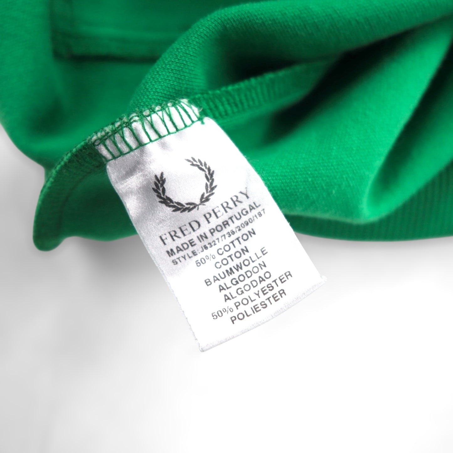 FRED PERRY 80年代 スタンドカラー トラックジャケット ジャージ S グリーン フルジップ ハイネック