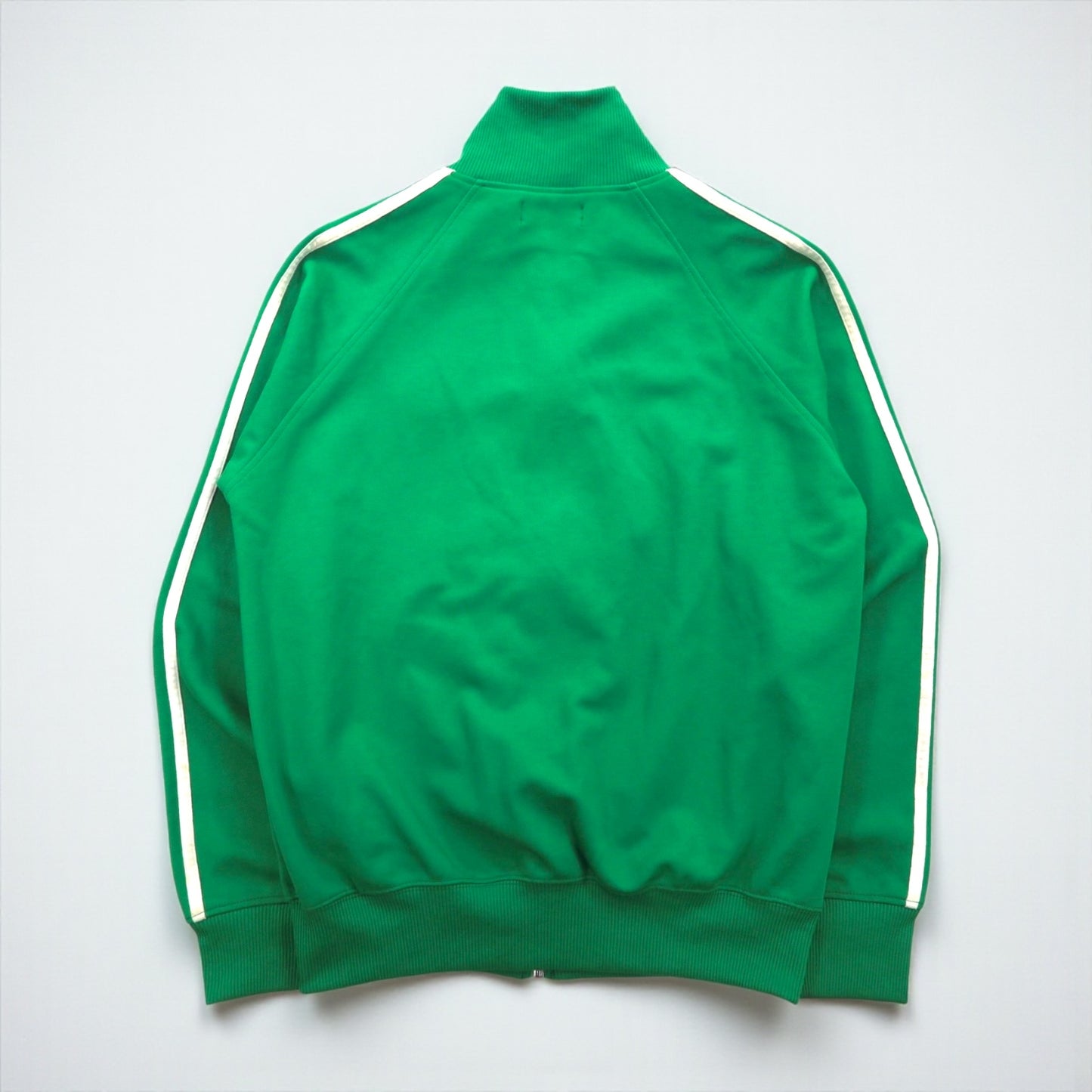 FRED PERRY 80年代 スタンドカラー トラックジャケット ジャージ S グリーン フルジップ ハイネック