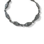 Vintage Mexican Jewelry Modernist Mexican Jewelry Silver Necklace Choker Modernism