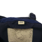 NAPAPIJRI Rainforest Summer Half-Zip Anorak Parka, Size M, Navy, Polyester, Waterproof, NP000HC0