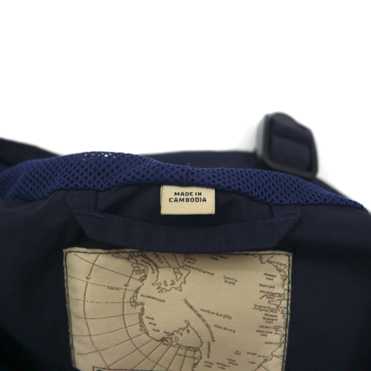 NAPAPIJRI Rainforest Summer Half-Zip Anorak Parka, Size M, Navy, Polyester, Waterproof, NP000HC0