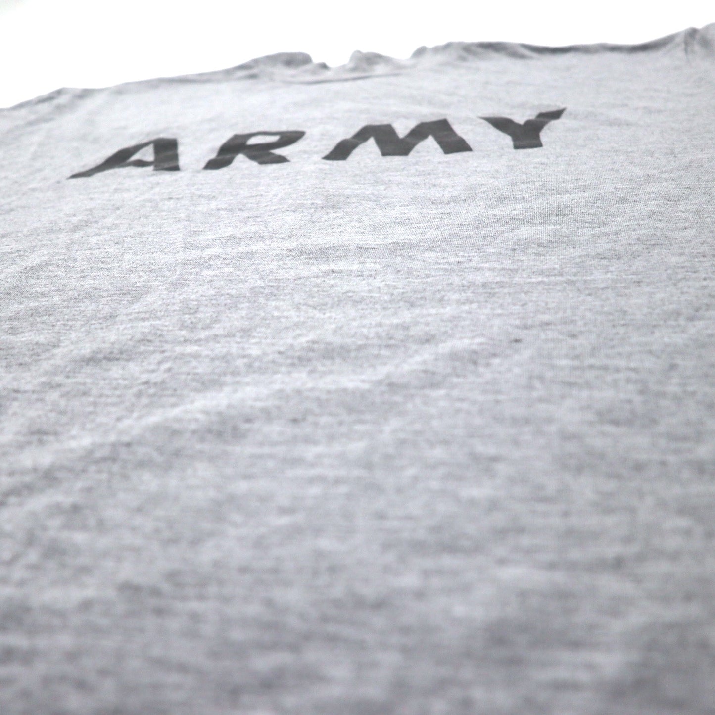 US ARMY 米軍 IPFU トレーニング Tシャツ ロンT L グレー ポリエステル ミリタリー 8415-01-465-7364 90年代