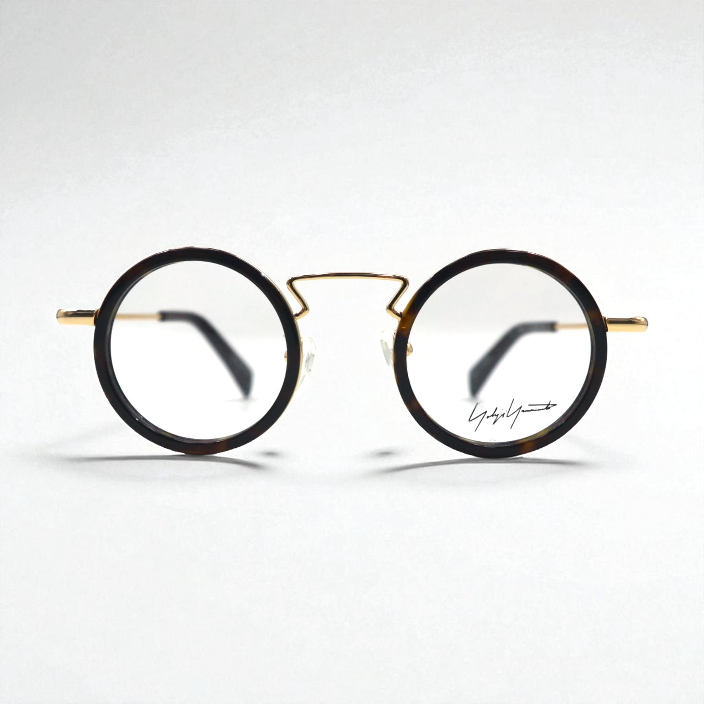 Yohji Yamamoto Round Glasses Sunglasses with Clear Lenses YY1003