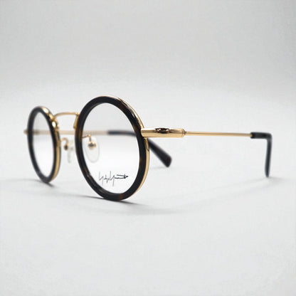 Yohji Yamamoto Round Glasses Sunglasses with Clear Lenses YY1003