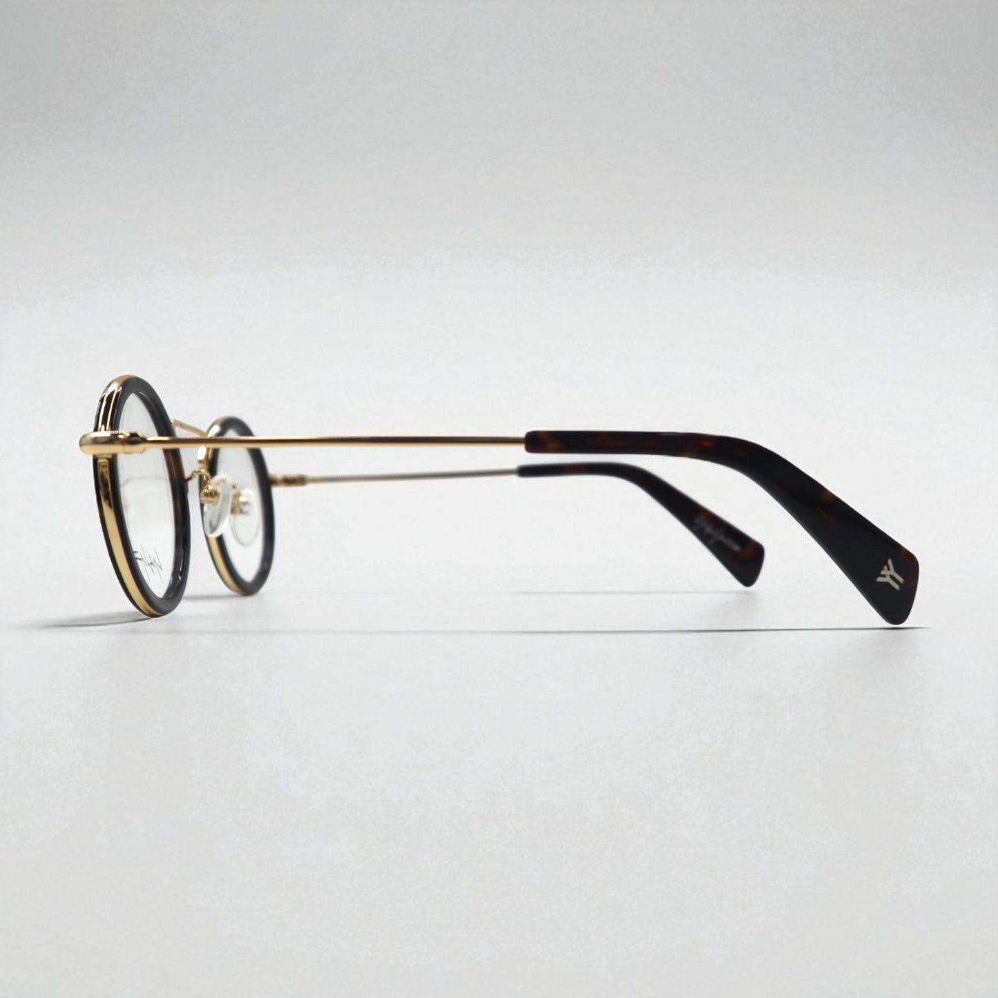 Yohji Yamamoto Round Glasses Sunglasses with Clear Lenses YY1003