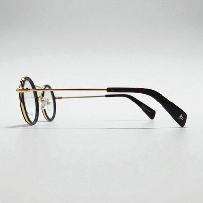 Yohji Yamamoto Round Glasses Sunglasses with Clear Lenses YY1003