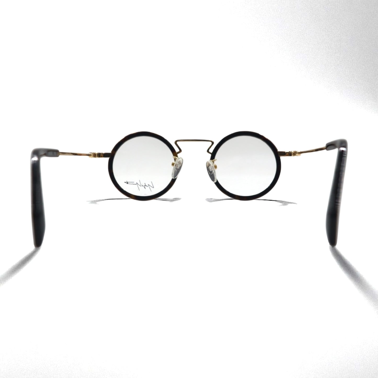 Yohji Yamamoto Round Glasses Sunglasses with Clear Lenses YY1003